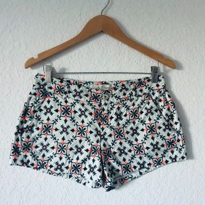 LUCKY BRAND Tile Print Shorts Cotton with Lining
